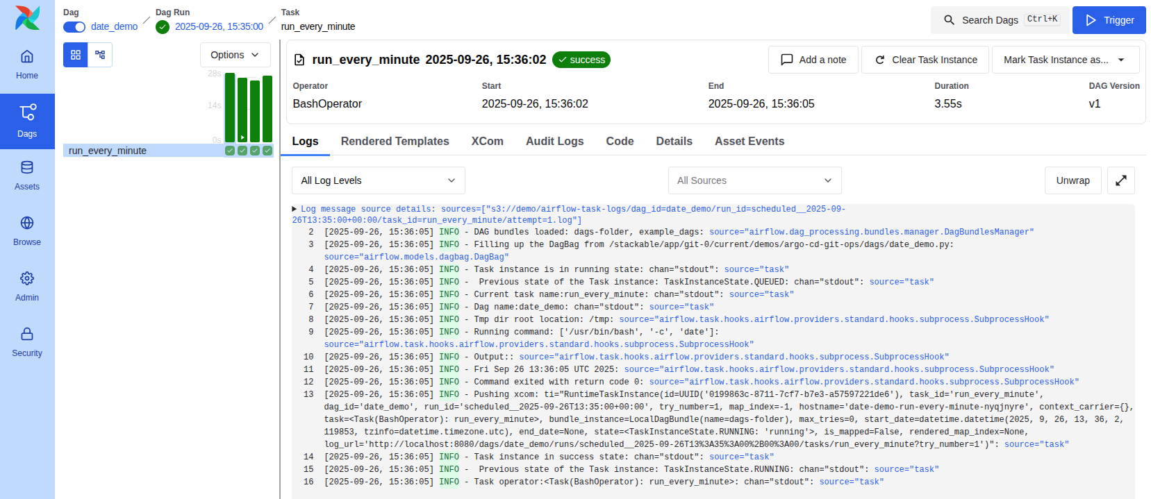 airflow dag run logs